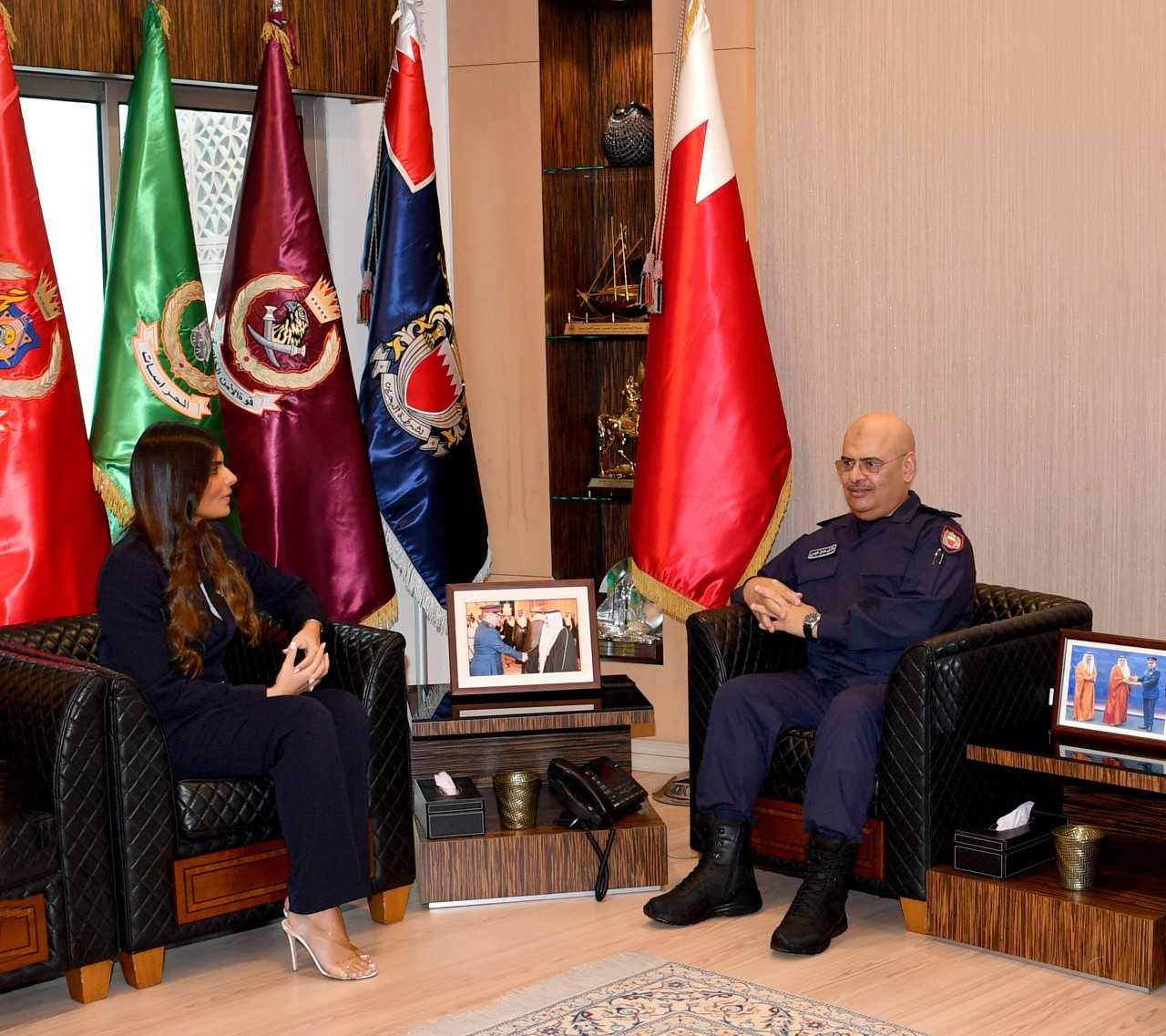 رئيس الشرطة يستقبل الرئيس التنفيذي لهيئة البحرين للسياحة والمعارض<